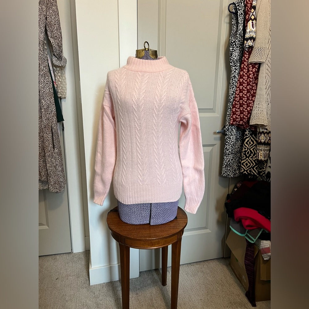 cable knit Angora sweater